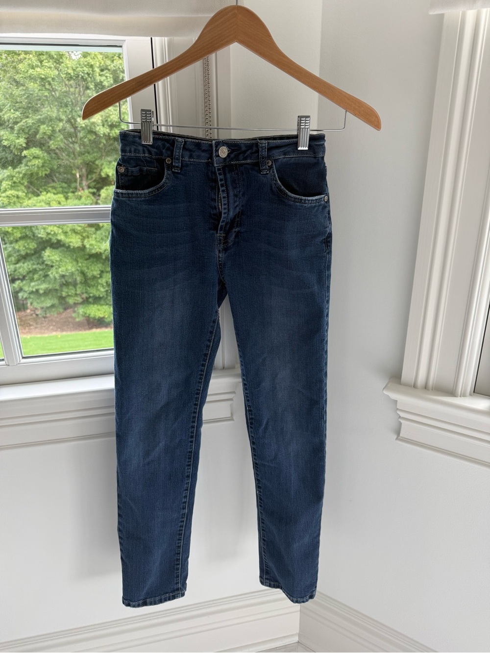 7 For All Mankind boys 14 Indigo Slim Straight Jeans
